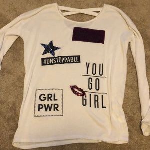 A sweater also like a shirt